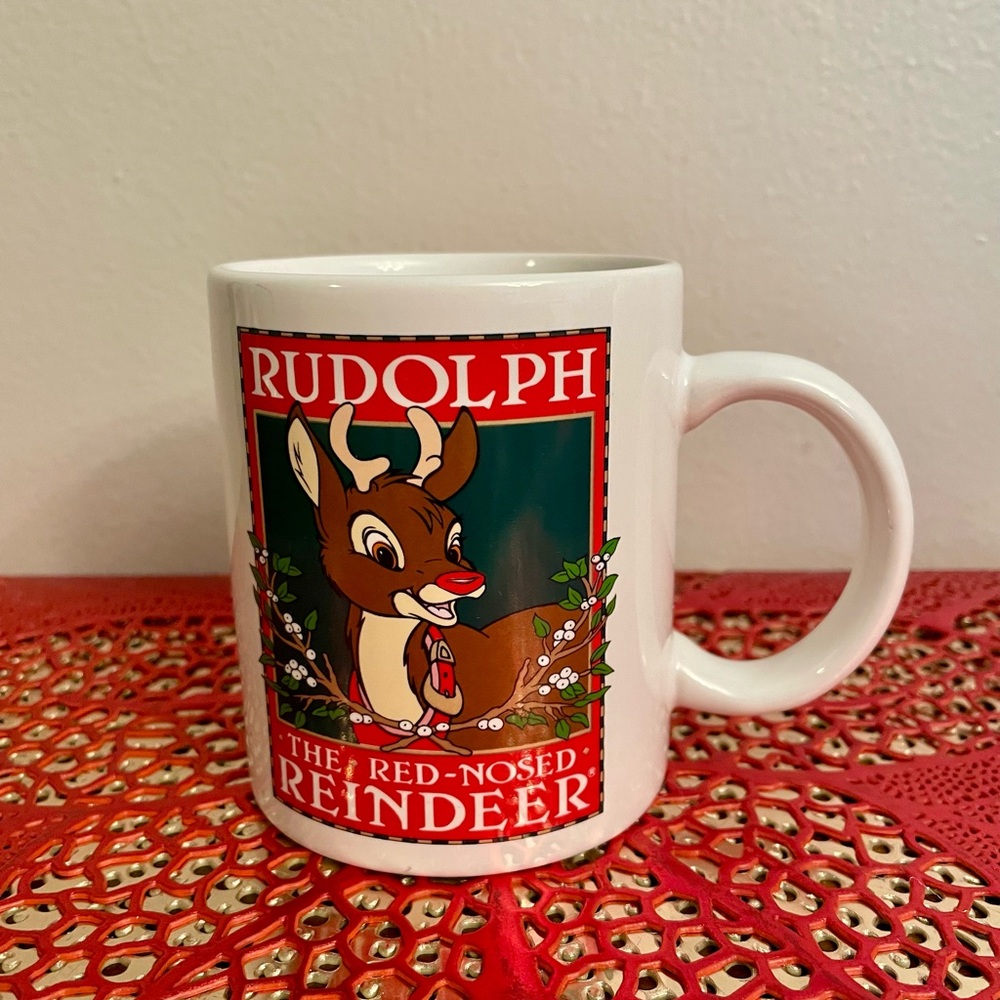 VTG 1993 Rudolph the Red-Nosed Reindeer Holiday Mug